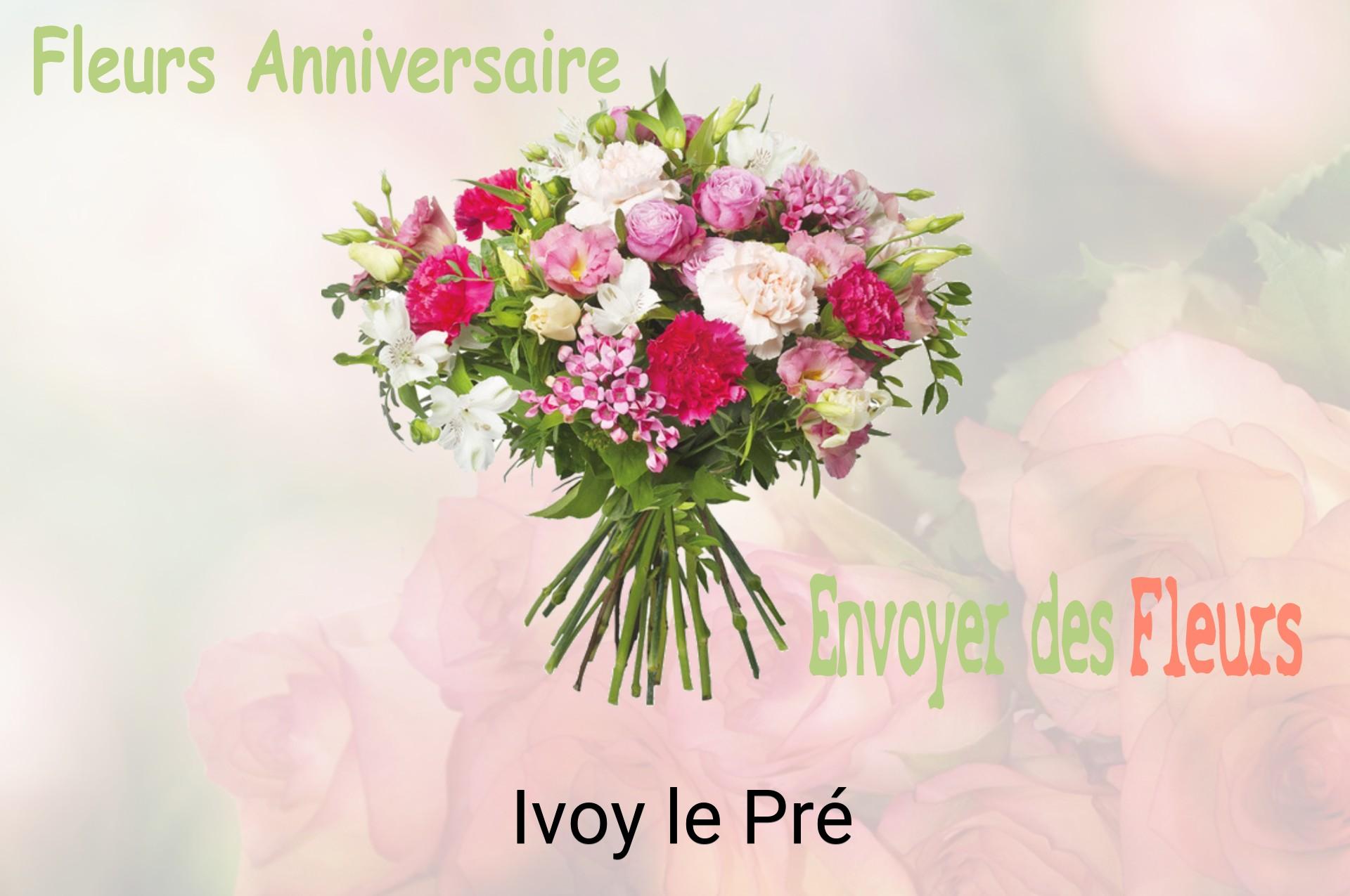 Bouquet de fleurs d’anniversaire livré à Ivoy-le-Pré