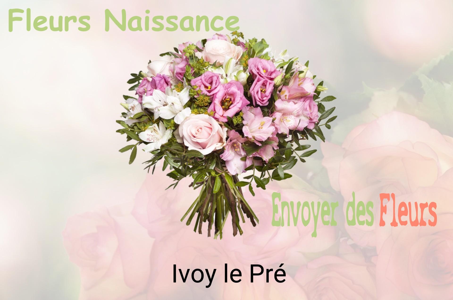 Bouquet de fleurs de naissance livré à Ivoy-le-Pré